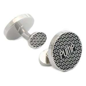  Sterling PUMP Manhole Cufflinks Jewelry