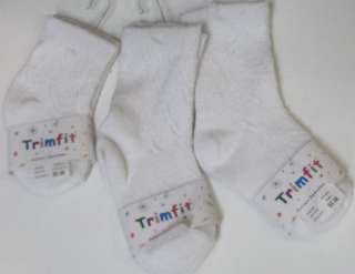 Lot 6 Girls Dressy Socks Holiday Crochet Sock White Size 3 18 Months