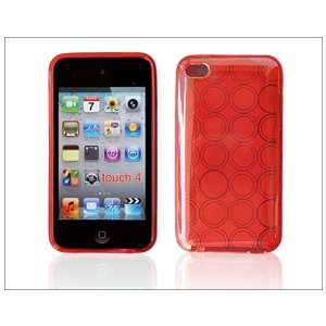    TPU Silicone Case Cover for Apple iPod Touch 4 Red J53 Electronics