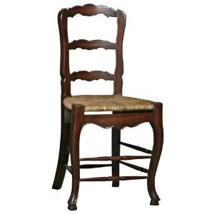 Set of Two Walnut Brown Ladderback 24 High Counter Stools 
