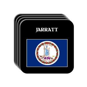 US State Flag   JARRATT, Virginia (VA) Set of 4 Mini Mousepad Coasters