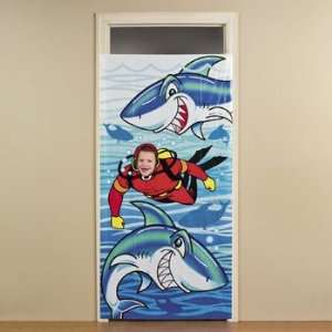  Jawsome Shark Photo Door Banner   Party Decorations & Door 