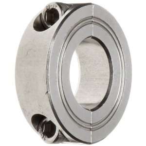 Climax Metal M2C 24 S Two Piece Clamping Collar, Metric, Stainless 