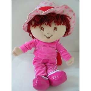  Strawberry Shortcake Plush Backpack in Jogging Suit Toys & Games