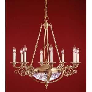  Murray Feiss Grand Luxe chandelier   Renaissance Brass 