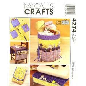  McCalls 4274 Crafts Sewing Pattern Fat Quarters 