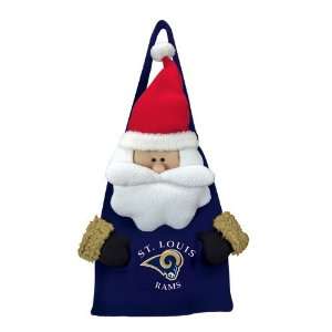  BSS   St. Louis Rams NFL Santa Plush Door Sack or Purse 