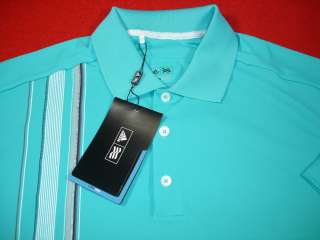 NWT ADIDAS ClimaCool Polo Golf Shirt #O32874 $65 L XL 2XL Seaglass 