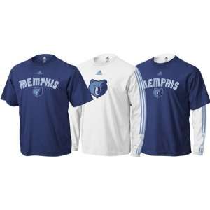  Memphis Grizzlies adidas Short/Long Sleeve T Shirt Combo 