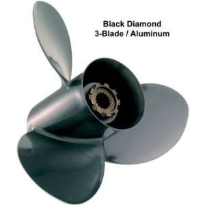  Mercury/Quicksilver Parts Black Diamond 3 Blade Aluminum 
