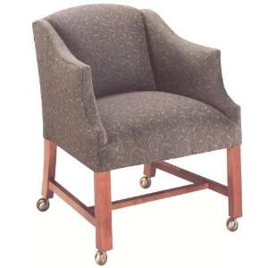   Lounge Chair with Casters, Upholstered Spring Back & Seat Home