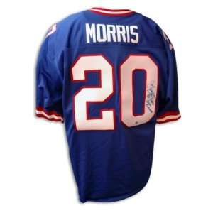  Joe Morris Signed New York Giants t/b Jersey Everything 