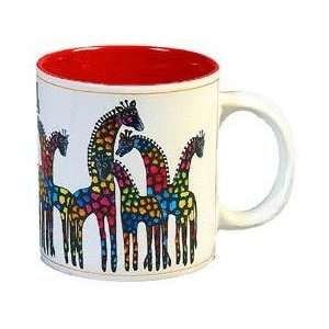  Laurel Burch Ceramic Mug Giraffe Family By The Each Arts 