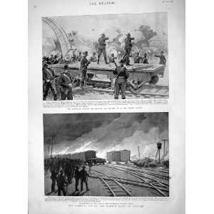   1894 Railway Strike Labour Riots Chicago Loomi Bisley