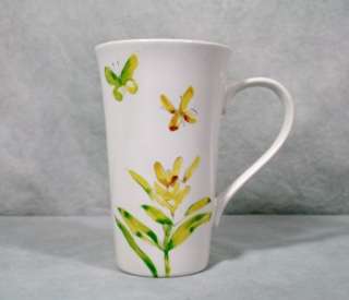 222 Fifth Butterfly Flight Fine China Latte Mug/Cup  