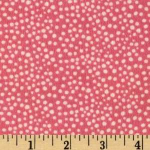  44 Wide Little Darlings Flannel Tiny Dots Pink Fabric By 
