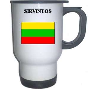  Lithuania   SIRVINTOS White Stainless Steel Mug 