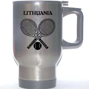  Lithuanian Tennis Stainless Steel Mug   Lithuania 