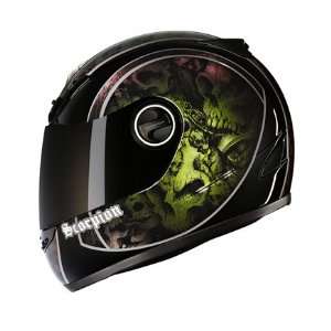  Scorpion EXO 400 Skull Bucket Helmet Chameleon 2xl 