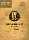 1963 Allis Chalmers I & T Shop Manual AC 13 Model D 17, D 17 Series 