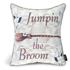  JUMPIN THE BROOM PILLOW   30 %Off