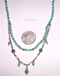 Silpada Sterling Silver Blue Howlite Kyanite Tiered Necklace N1675