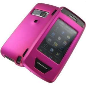  New Hot Pink Rubberized Phone Cover for LG Voyager VX10000 