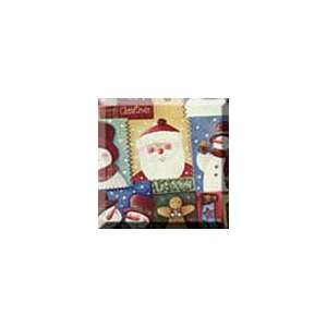  1ea   24 X 36 Santa And Snowmen Gift Wrap Health 