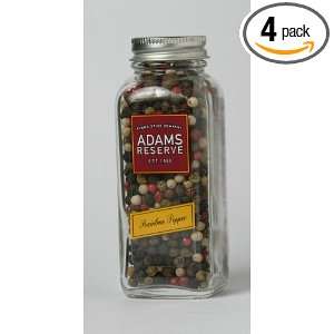Adams Extracts Rainbow Pepper, 2.18 Ounce Glass Jars (Pack of 4 