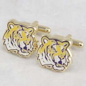  NCAA LSU Tigers Team Logo Cufflinks