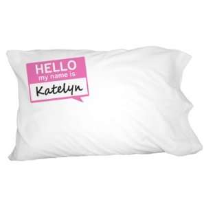  Katelyn Hello My Name Is Novelty Bedding Pillowcase Pillow 