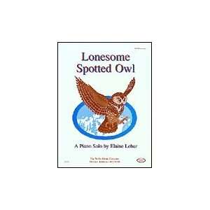  Lonesome Spotted Owl Elaine Lebar Mid Elementary Level 