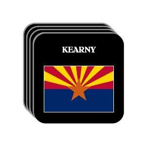 US State Flag   KEARNY, Arizona (AZ) Set of 4 Mini Mousepad Coasters