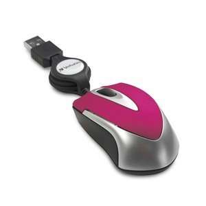  VERBATIM Optical Mini Travel Mouse USB, Pink   Susan G 