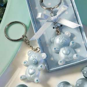   Blue Teddy Bear Design Favor Saver Key Chains