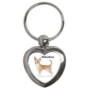  Chihuahua Key Chain (Heart)