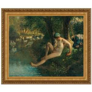   The Goose Girl, 1863, Canvas Replica Painting Large