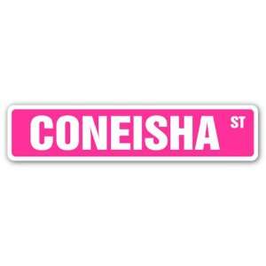  CONEISHA Street Sign name kids childrens room door bedroom 