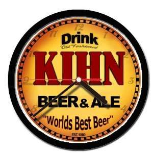 KIHN beer and ale cerveza wall clock 