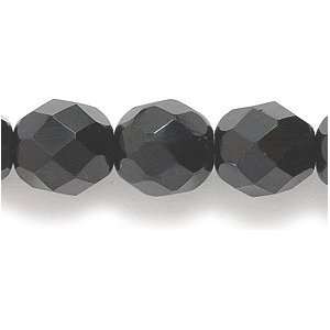  Preciosa Czech Fire 8 mm Faceted Round Polished Glass Bead 