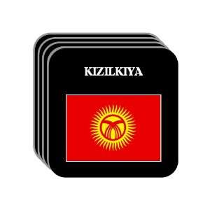  Kyrgyzstan   KIZILKIYA Set of 4 Mini Mousepad Coasters 