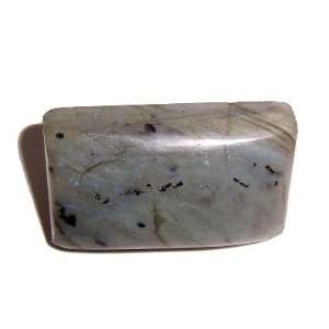 Labradorite Pin 02 Crystal Rectangle Sheen Spectrolite Brooch Stone 1 