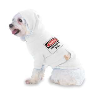   Bill Hooded (Hoody) T Shirt with pocket for your Dog or Cat MEDIUM