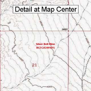  USGS Topographic Quadrangle Map   Silver Bell Mine 