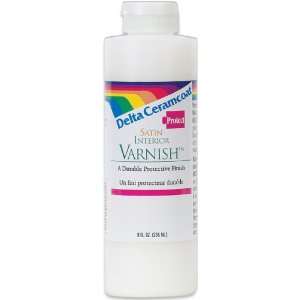    Ceramcoat Protect Interior Varnish 8 Ounces Satin Toys & Games