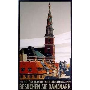 Denmark Our Saviours Church Original Danish Vintage Antique Travel 