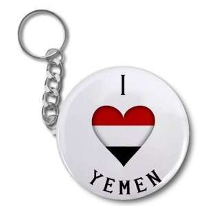  Creative Clam I Heart Yemen World Flag 2.25 Inch Button 