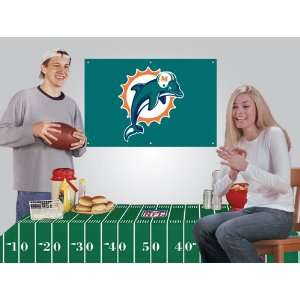  Miami Dolphins Party Decorating Kit 