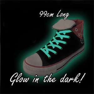  Glow in the Dark Shoe Laces   Yellow Toys & Games