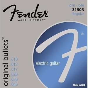  Fender 3150R Electric Guitar Strings 10 46 12 Sets 